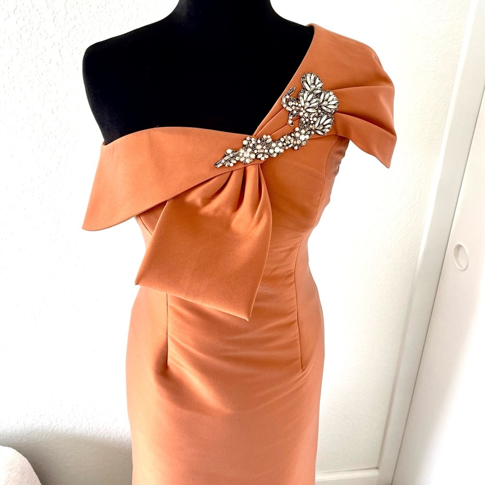 Sachin & Babi Ines Formal Gown in Copper size 6